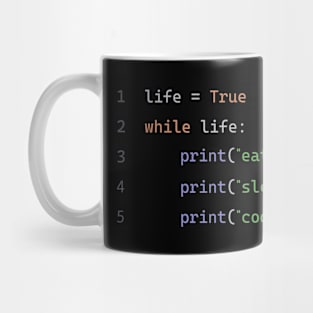 Coding: Eat Sleep Code Repeat Mug